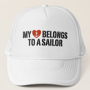 My Heart Sailor Trucker Hat