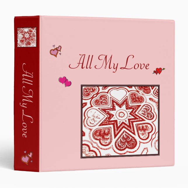 'My Heart' Scrapbook/Photo Album Binder (Front/Spine)