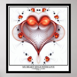 MY HEART SINGS WITH LOVE POSTER