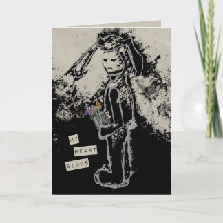 my heart sinks sympathy sinibunny card