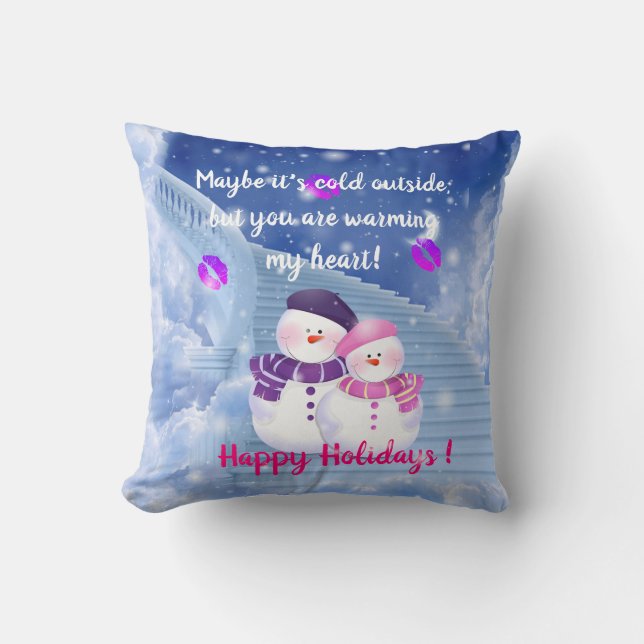 My Heart Throw Pillow (Front)