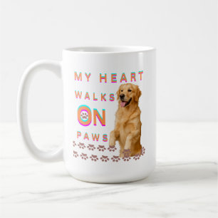 My Heart Walks On Paws Coffee Mug