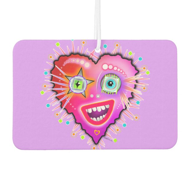MY HEART WILL GLOW ON AIR FRESHENER (Front)