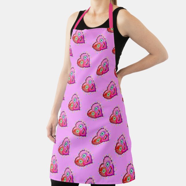 MY HEART WILL GLOW ON APRON (Insitu)
