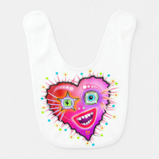 MY HEART WILL GLOW ON BABY BIB