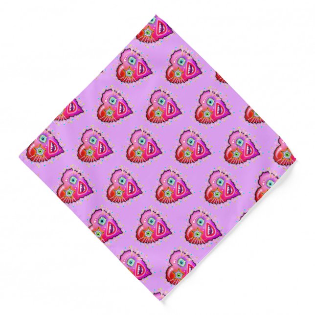 MY HEART WILL GLOW ON BANDANA (Front)