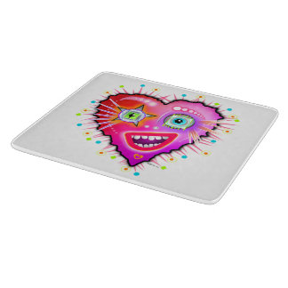 MY HEART WILL GLOW ON CUTTING BOARD