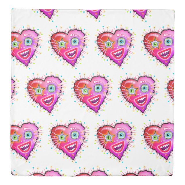 MY HEART WILL GLOW ON DUVET COVER (Front)