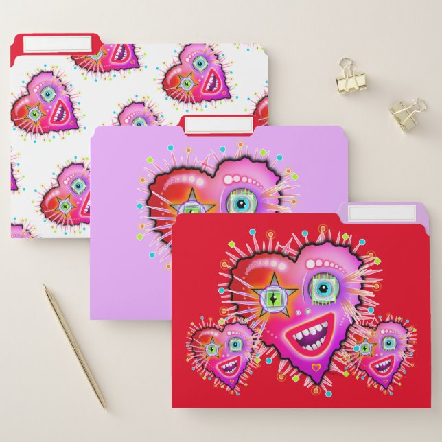 MY HEART WILL GLOW ON FILE FOLDER (Set)