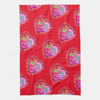 MY HEART WILL GLOW ON Kitchen Towels