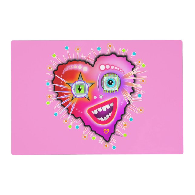MY HEART WILL GLOW ON PLACEMAT (Front)