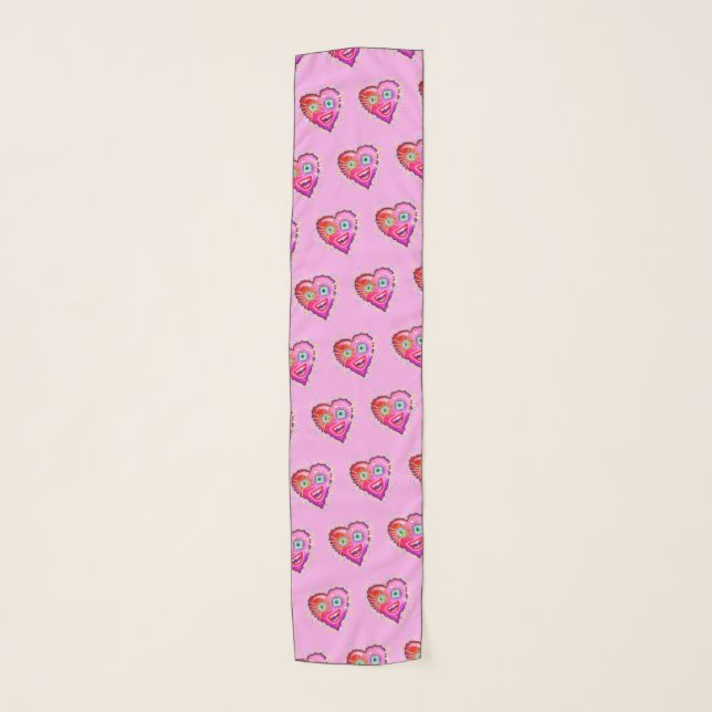 MY HEART WILL GLOW ON SCARF (Front)