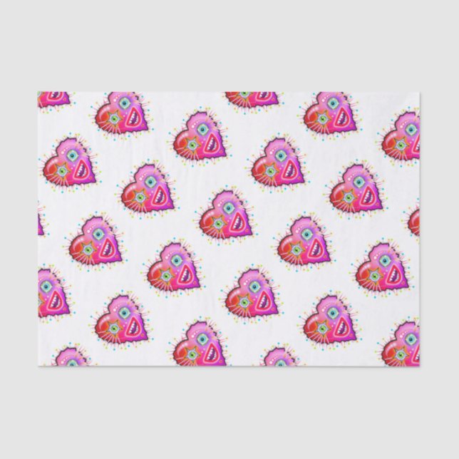 MY HEART WILL GLOW ON TISSUE PAPER (Front)