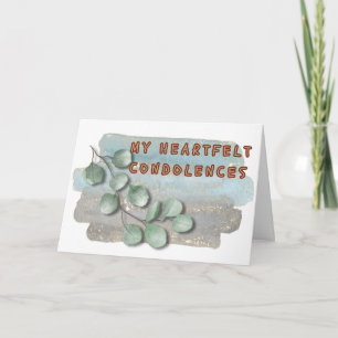 My Heartfelt Condolence Card