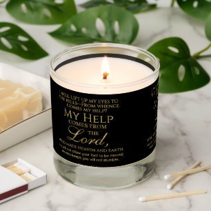 My Help Comes From The Lord Bible Verse  Scented Candle