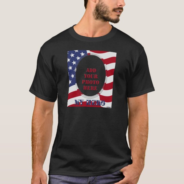 My Hero - Add Your Photo T-Shirt (Front)