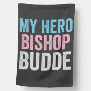 My Hero Bishop Budde Trans LGBT Trump Have Mercy House Flag