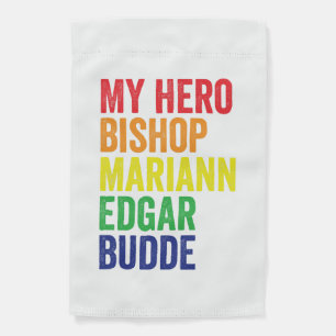 My Hero Bishop Mariann Edgar Budde Trans LGBT  Garden Flag