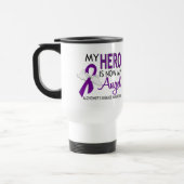 My Hero Is My Angel Alzheimer's Disease Travel Mug (Left)