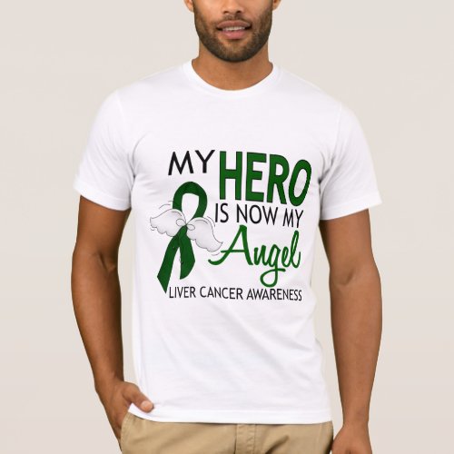 My Hero Is My Angel Liver Cancer T_Shirt