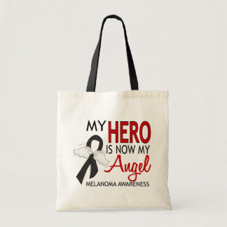 My Hero Is My Angel Melanoma Tote Bag