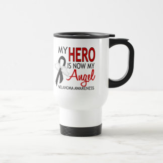 My Hero Is My Angel Melanoma Travel Mug