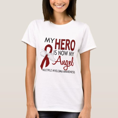 My Hero Is My Angel Multiple Myeloma T_Shirt