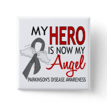 My Hero Is My Angel Parkinson's Disease Pinback Button