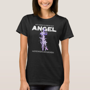 My Hero Is Now My Angel - Alzheimer's Awareness T-Shirt