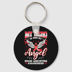 My Hero Is Now My Angel Brain Aneurysm Intracrania Keychain