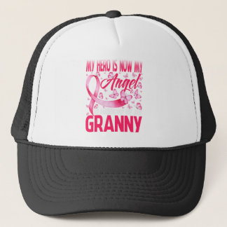 My Hero Is Now My Angel In Memory Of My Granny Trucker Hat