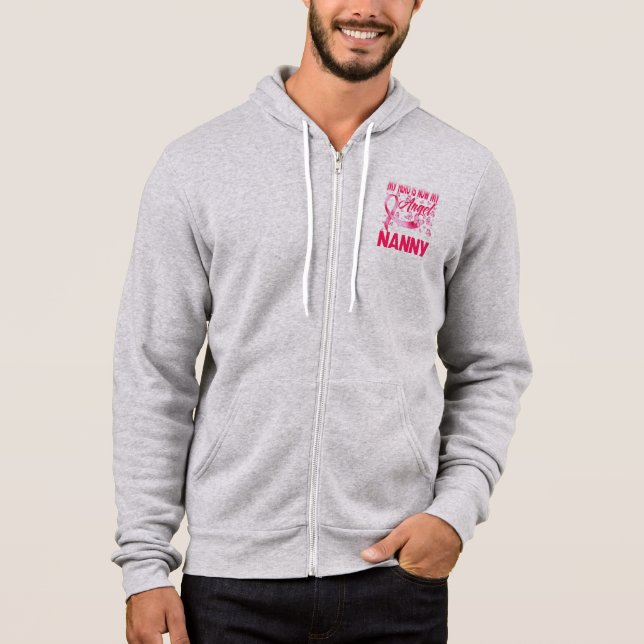 My Hero Is Now My Angel In Memory Of My Nanny Hoodie (Front)
