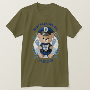 👮♂️💙 “My Hero, My Daddy” – First Father’s Day f T-Shirt