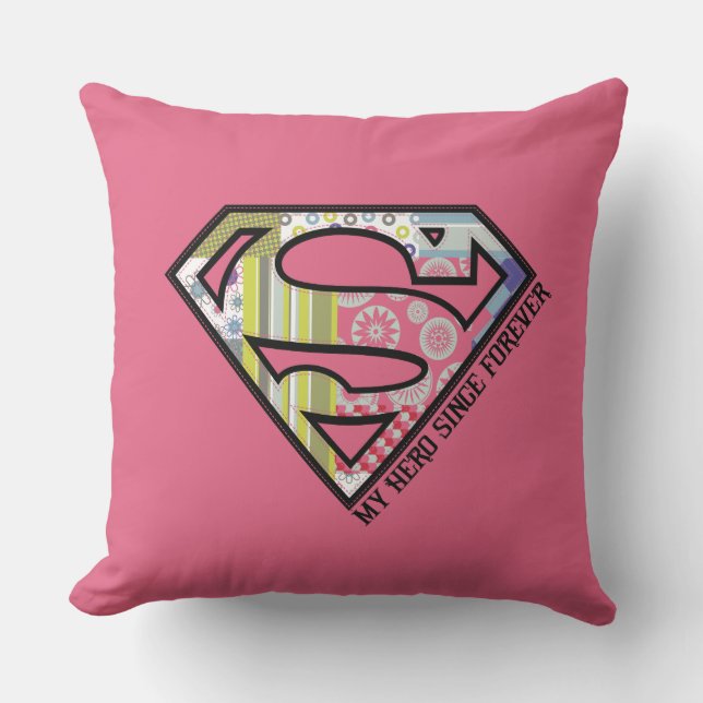My Hero Since Forever Throw Pillow (Front)