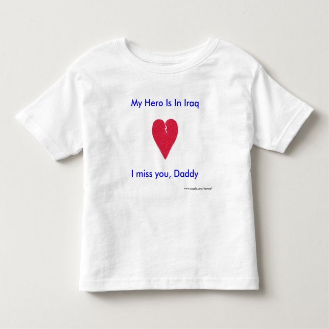 My Hero TShirt, for Daddy Toddler T-shirt (Front)