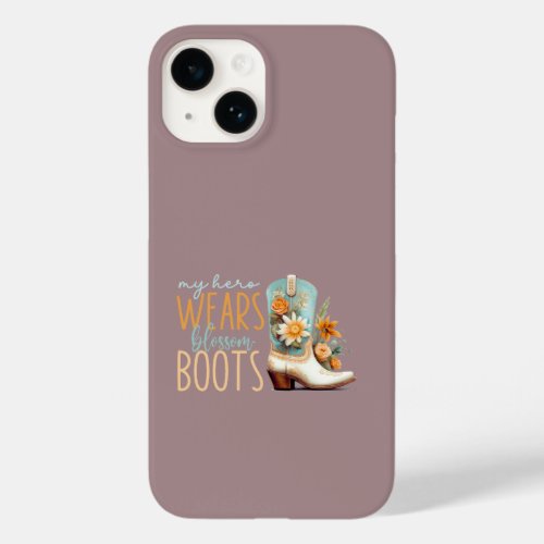 My hero wears blossom boots  Case_Mate iPhone 14 case