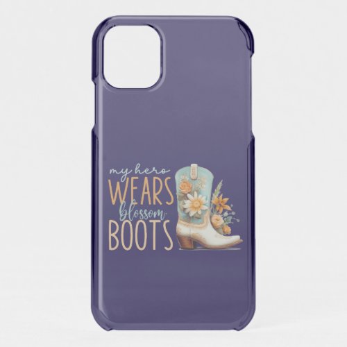 My hero wears blossom boots  iPhone 11 case
