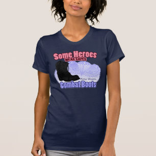 My Hero Wears Combat Boots T-Shirt