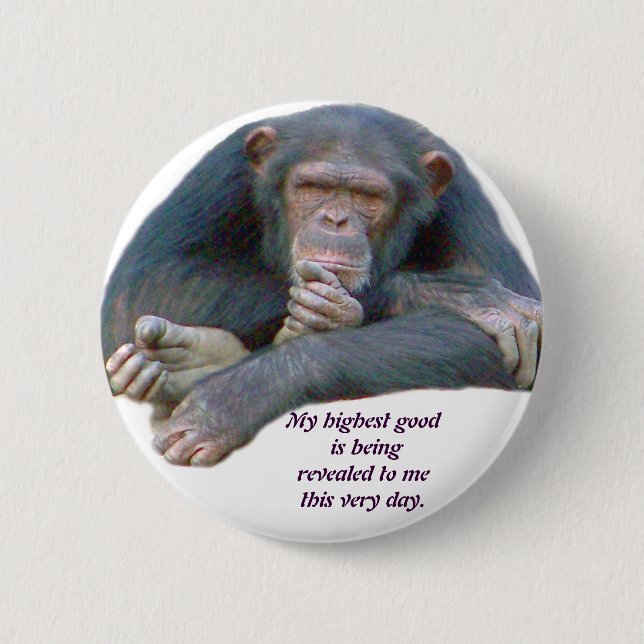 My Highest Good_ Button_by Elenne Boothe Pinback Button (Front)
