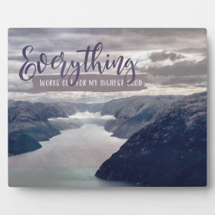 My Highest Good Plaque