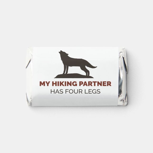 My Hiking Partner Has Four Legs  Hershey's Miniatures (Front)