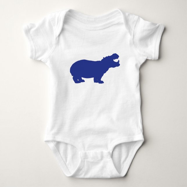 My Hippo Baby Bodysuit (Front)