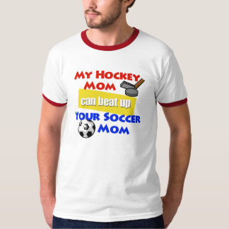 My Hockey Mom ringer T-shirt