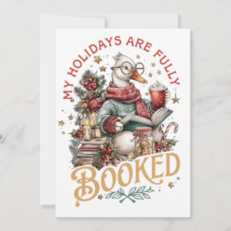 My Holidays Are Fully Booked  Holiday Card