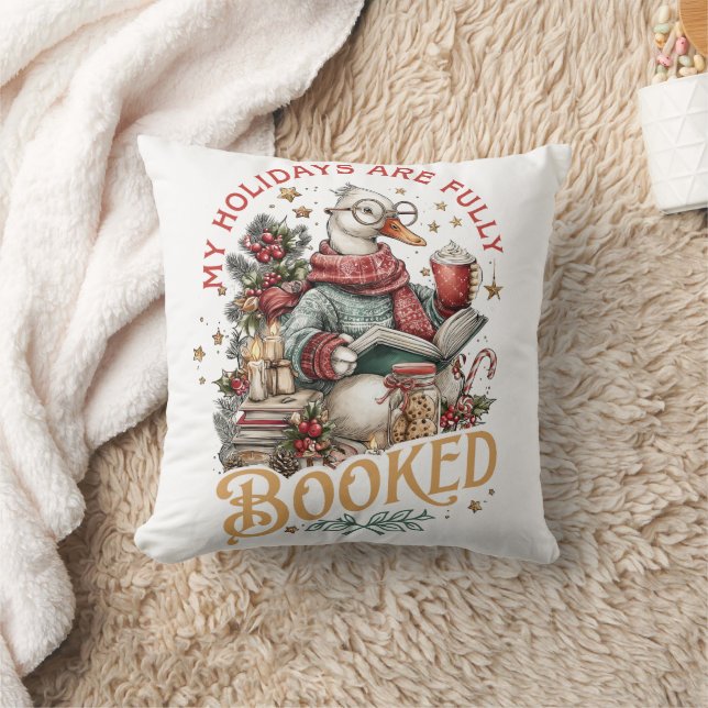 My Holidays Are Fully Booked  Throw Pillow (Blanket)