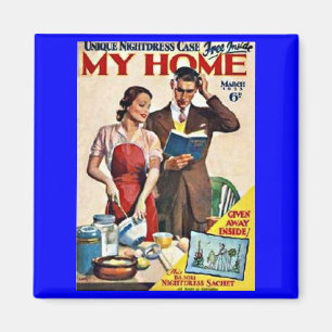 "My Home, 1933" RETRO MAGNET