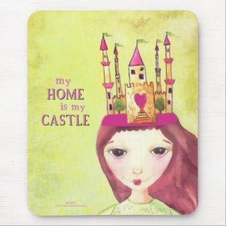 my home is my castle mouse pad