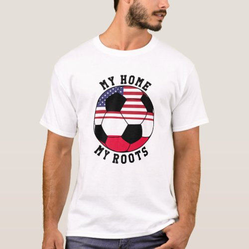 My Home My Roots Poland Flag Soccer T_Shirt