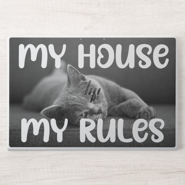 My home My rules HP Laptop Skin (Front)