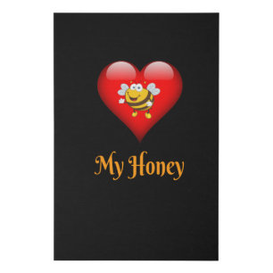 My Honey Save The Bees Gift Faux Canvas Print